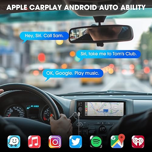 Miniatura 2 de Estéreo de coche Bluetooth de un solo din audio digital multimedia sin mecánico para automóvil, reproductor MP3 con doble USBSDAUX-IN FMAM, receptor