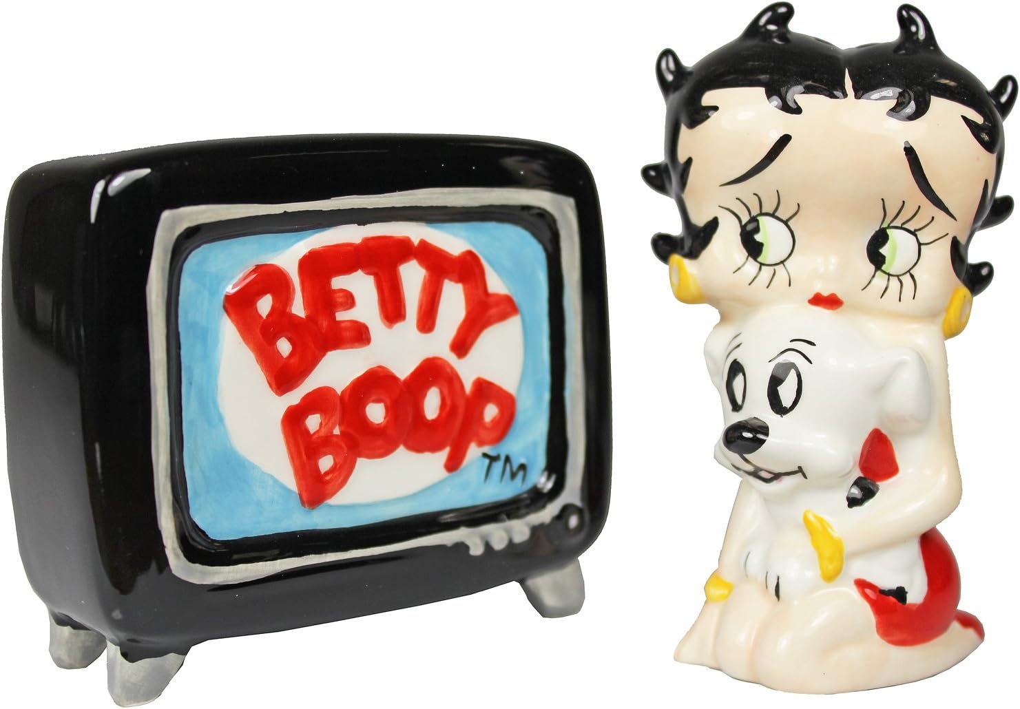 Betty Boop & TV Salt and Pepper Shaker Set S/P