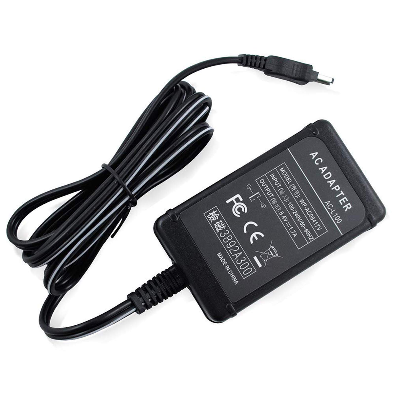 Alimentatore AC-L100 Alimentatore AC L100 Kit caricatore sostitutivo per Sony AC-L100 AC-L15 AC-L10 AC-15A AC-L10A Handycam DCR-TRV MVC-FD DSC-S30 DSC-F707 DSC-F717 DSC-F828 fotocamere