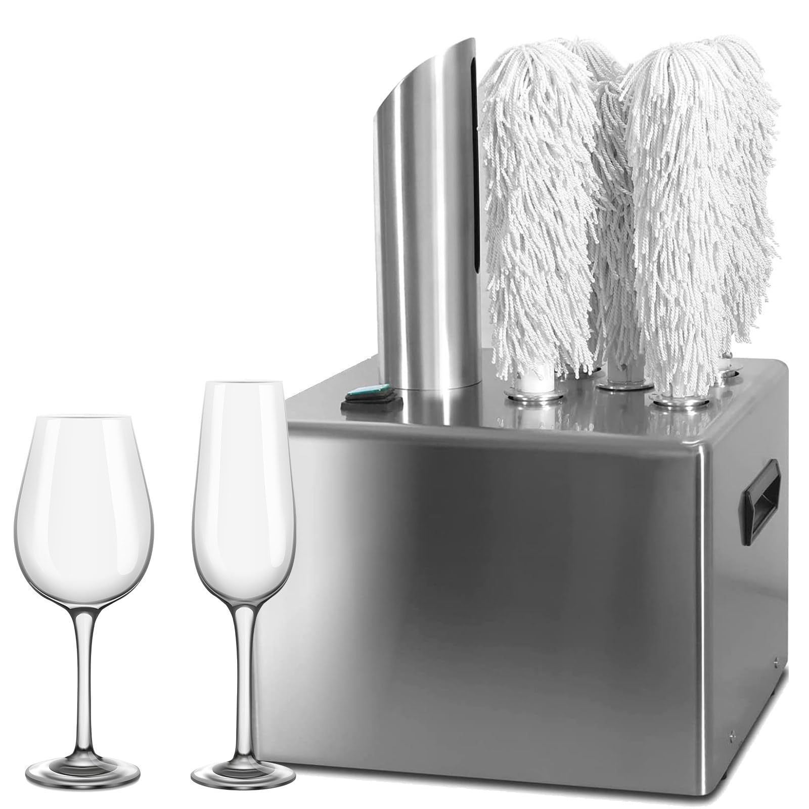 Polisseuse pour verres à vin, séchage rapide, séchage instantané, 60 °C et 360 °, nettoyage complet pour bars et restaurants