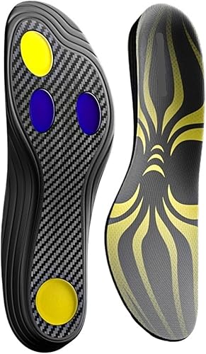 Full Palm Carbon Plate Insole Four-Point Gel Arch Support Basketball Forward Bounce Power(35-36)