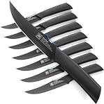 Steak Knives Set of 6, 4.7 Inch Non-Serrated Table Knives, Ultra Sharp for Precise Cutting, Non-Stick Blade & Rust Proof, Dishwasher Safe, Easy to Maintain Ideal for Home Restaurant Party