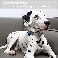 Vista 155 de Aring Pet Collar de algodón, ligero y ajustable, con hebilla de liberación rápida para perros pequeños, medianos y grandes, para cachorros, XS