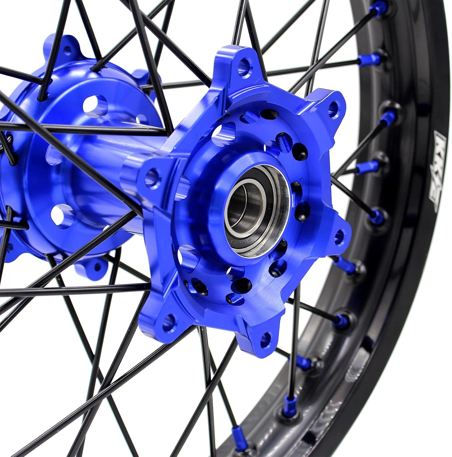 KKE 1.6 * 21 & 2.15 * 18 Enduro Spoked Motorcycle Wheels Rims Compatible with SUZUKI DRZ400 2000-2004, DRZ400E2000-2007, DRZ400S 2000-2025, DRZ400SM 2005-2025