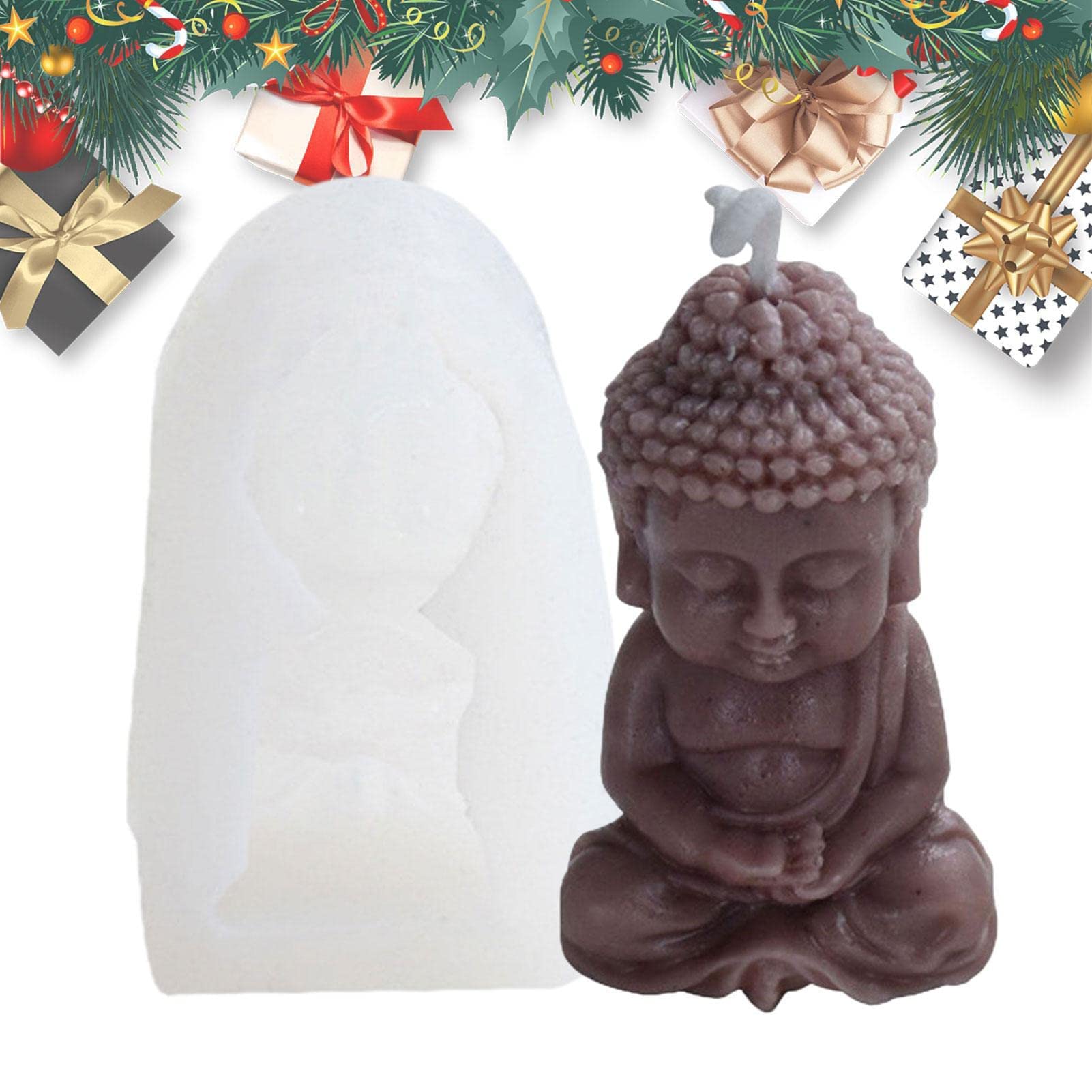 Moule à Bougie Bouddha Pour La Fabrication De Bougies, Moules En