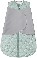 Vista 19 de Saco de Dormir para Recién Nacido, Manta Enrollable para Bebé, 0-3 Meses, Manta Enrollable Ajustable en 3 Direcciones, 100% Algodón Rayón, Bolsa