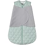 BSTOPPT Newborn Sleep Sack Baby Swaddle,3-Way Adjustable Wearable Blanket,Swaddling Sleeping Bag,TOG 2.5 (Green, 6-12 Months)