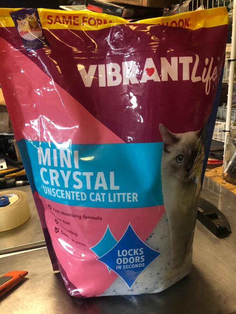 Mimi Litter Mimi Pet Cat Litter Silica Gel Crystals, Ultra Absorbent & Lightweight 8-Pound Bag by