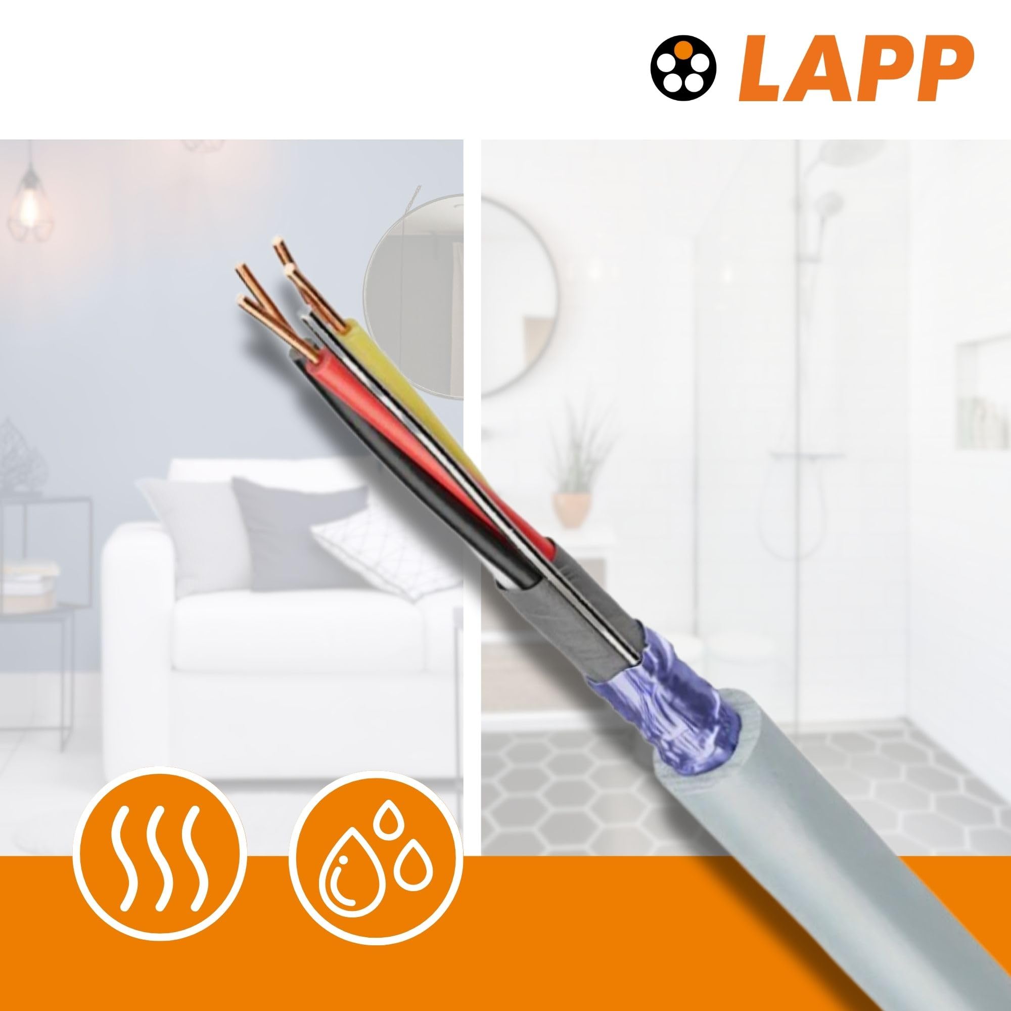 Lapp 100m Telefonkabel J-Y(ST) Y 4x2x0,6mm - Telefonleitung 8-Adrig