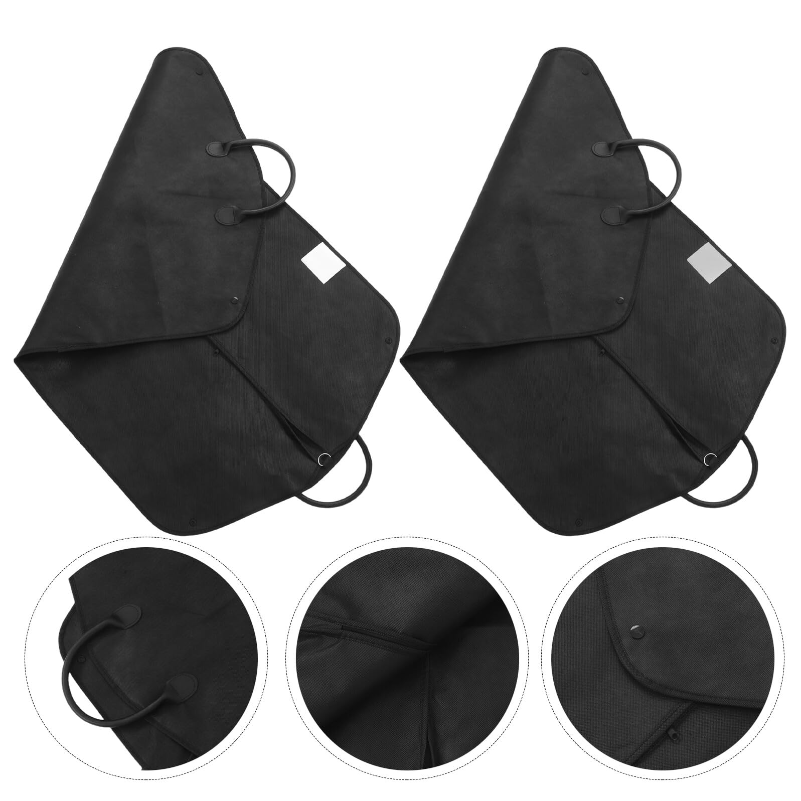 Cabilock 2 Piezas Bolsas Protectoras para Ropa de Tela No Tejida para Trajes y Chaquetas Bolsa Antipolvo con Asa para Viaje de Negocios