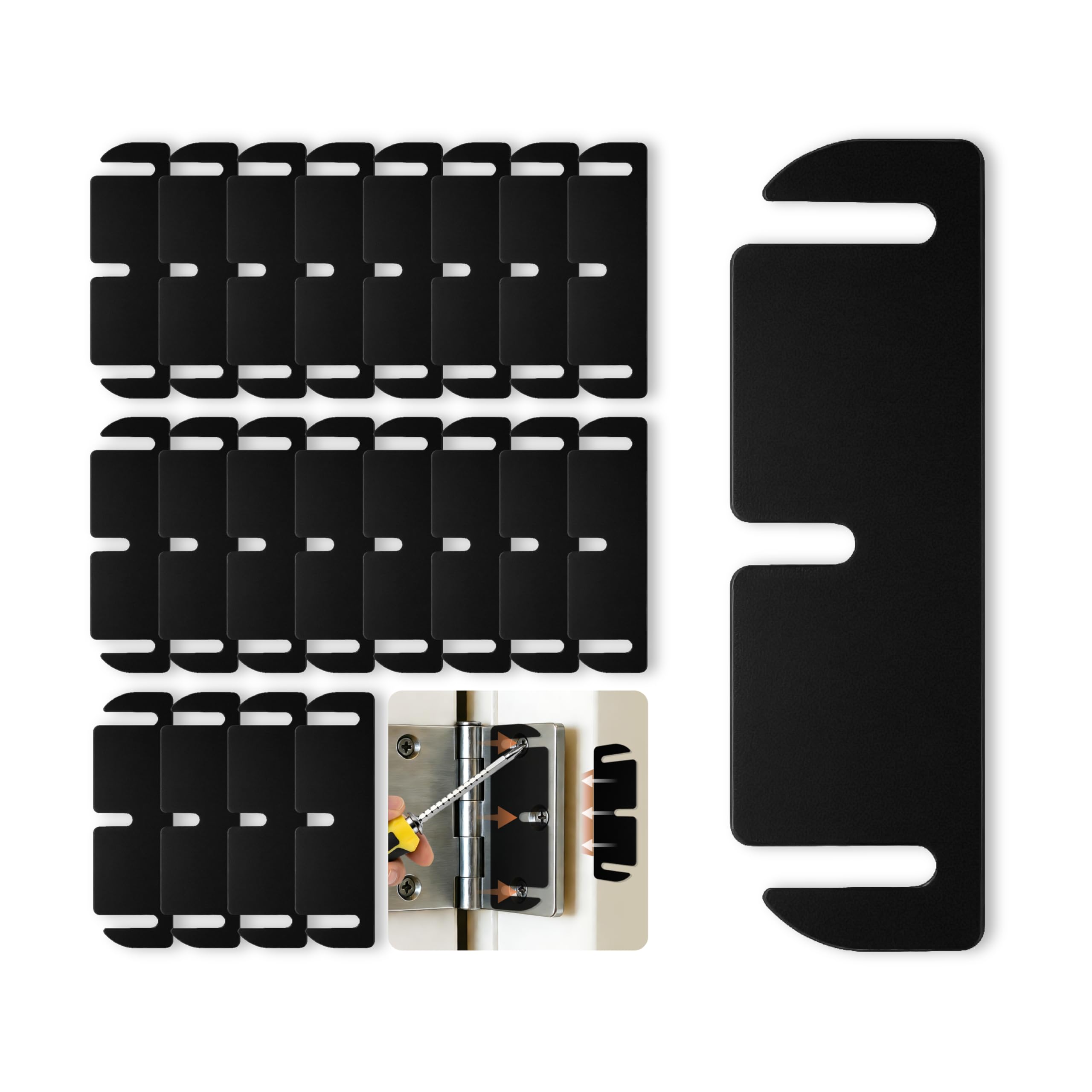 Door Hinge Shims - Adjust Door Alignment -17 Door Hinge Shims - Adjust Door Alignment -17