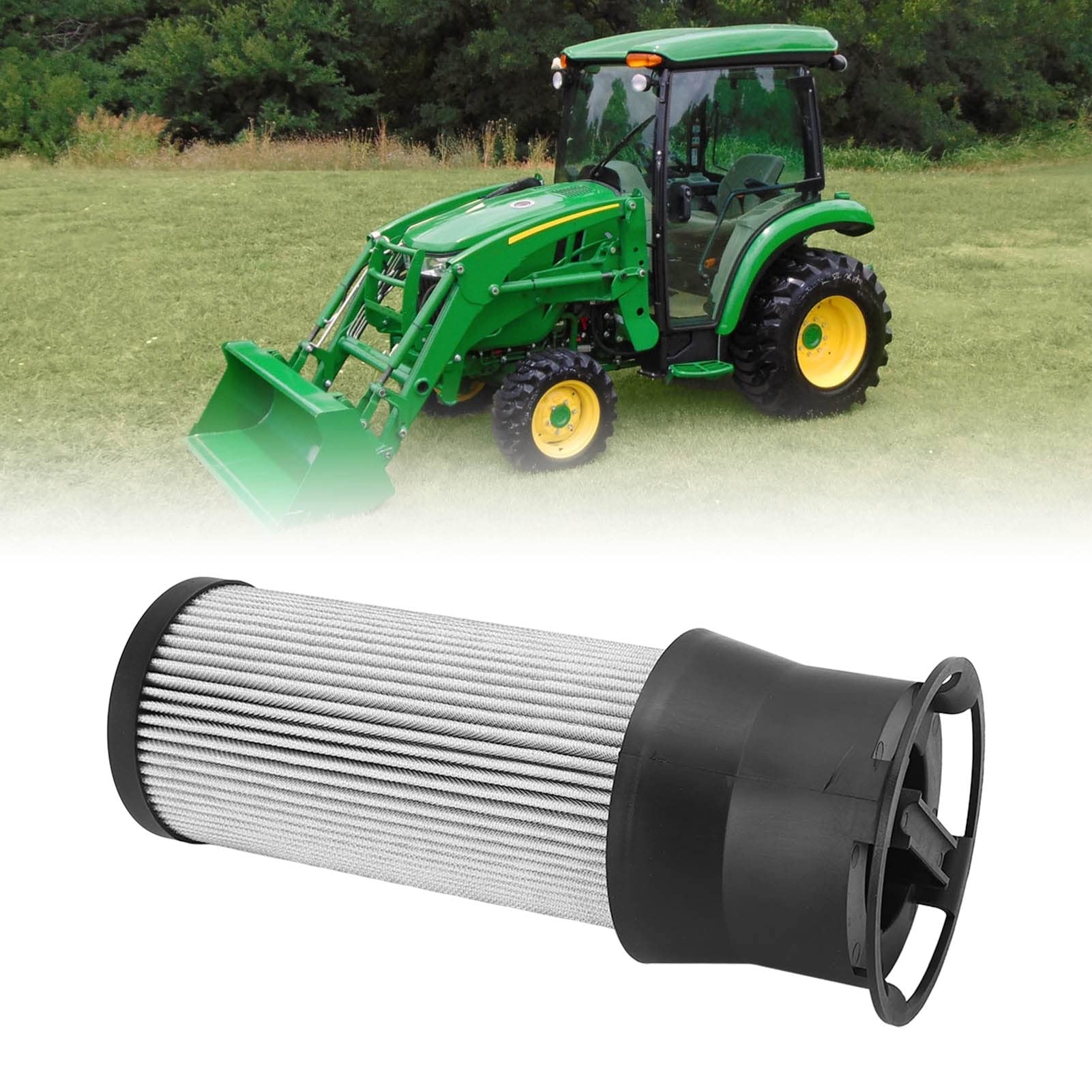 Ejoyous Elemento de Filtro de Hidráulico, Reemplazo de Metal Premium para 3033R 3038R, Fuerte Rendimiento de Filtrado para Tractores de Servicio Pesado