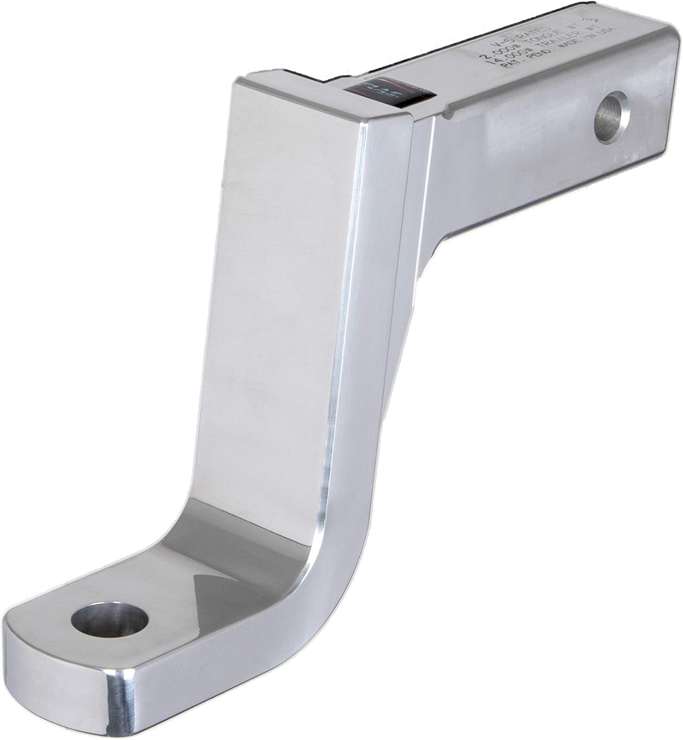 Fastway Flash BM DT-BM4600 Fixed Aluminum Ball Mount with 6 Inch Drop and 1 Inch Hole (Ball NOT Included)