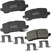 Vista 121 de Pastillas de freno traseras cerámicas Bendix Premium SBC1337 para Cadillac CTS 2014-2008, SRX 2016-2010, Chevrolet Camaro 2015-2010, Saab 9-4X 2011