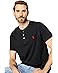 U.S. POLO ASSN. Short Sleeve Small Pony Solid Henley Knit Shirt - #3 of 4