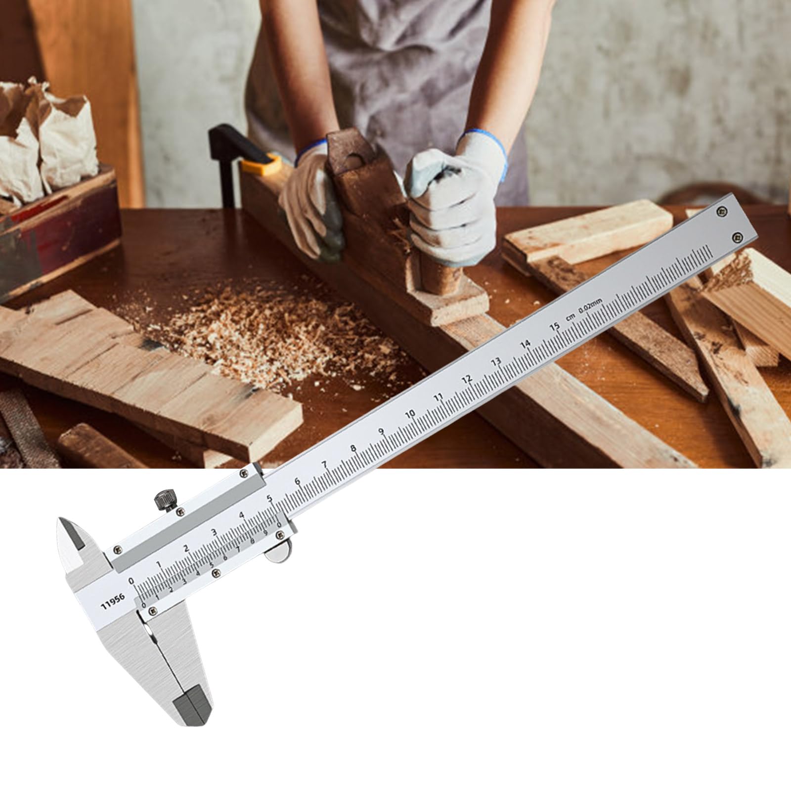 150/200/300mm Vernier Caliper for Depth Diameter Thickness Step Measurement Metal Caliper Measure Tool Manual Micrometer