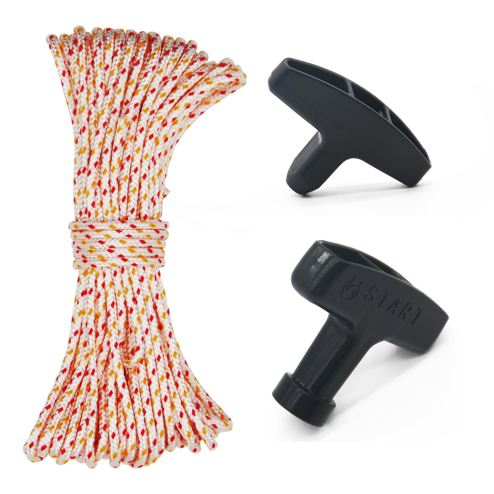 Multisland Recoil Starter Rope Pull Cord, 10m / 3mm Pull Starter Rope for Craftsman Husqvarna Stihl Honda Lawn Mower Chainsaw Trimmer Edger Brush