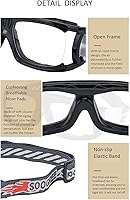 Vista 6 de Gafas deportivas para hombre, gafas protectoras antivaho para baloncesto