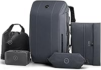 Vista 1 de KORIN ClickPackPro - Mochila antirrobo para laptop, impermeable, con puerto de carga USB, bloqueo TSA..