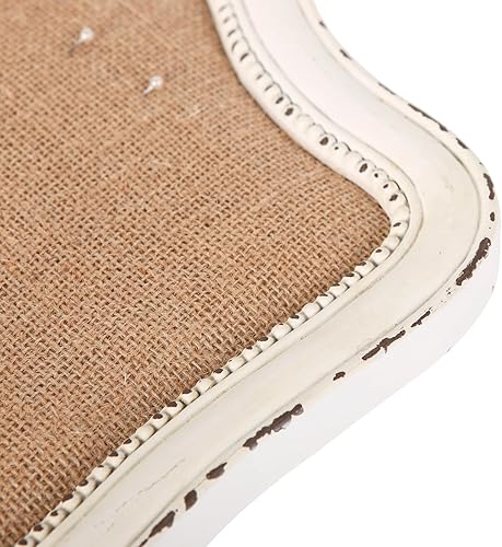 Miniatura 5 de NIKKY HOME Organizador de joyas colgante montado en la pared, soporte rústico para aretes, estante de joyería para collares y pulseras, bonito