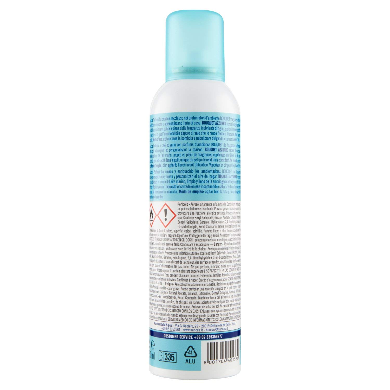 Nuncas Bouquet - Ambientadores - Azzurro - 250ml