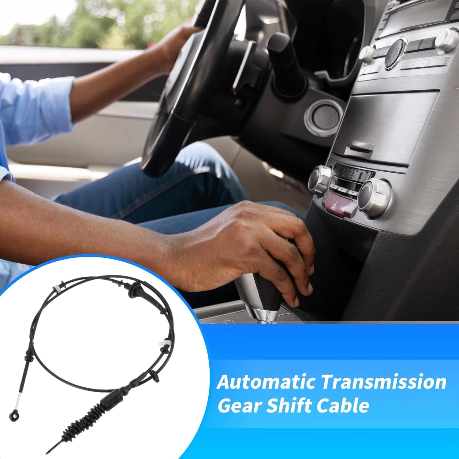 Transmission cable Compatible With Lincoln For Town 4.6L 2005-2011 Car Auto Transmission Gear Shifter Shift Selector Control Lever Cable 6W1Z7E395A