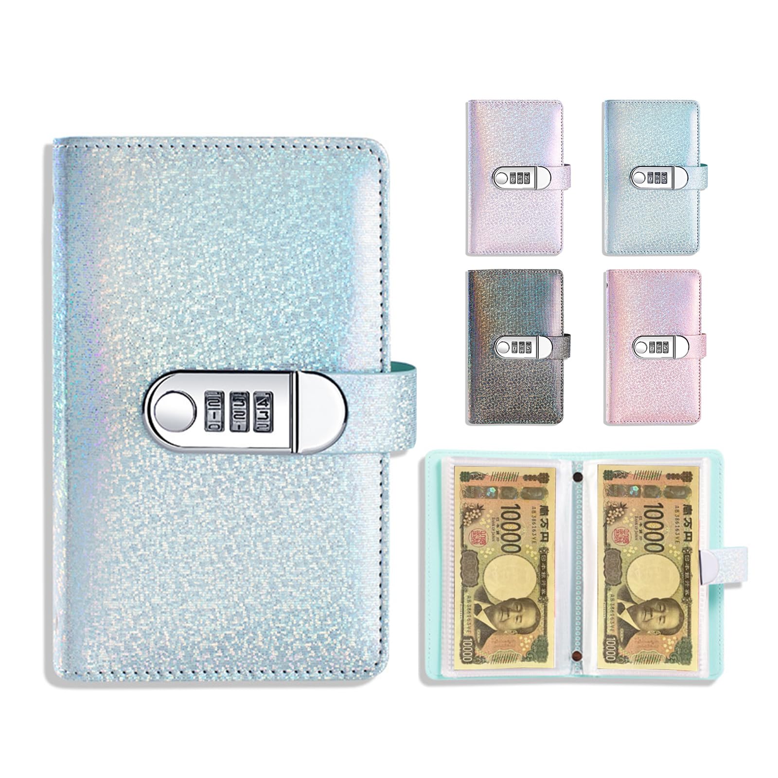 Amazon.co.jp: 【2025新登場·貯金ノート】雲見 お札 貯金箱 100枚収納