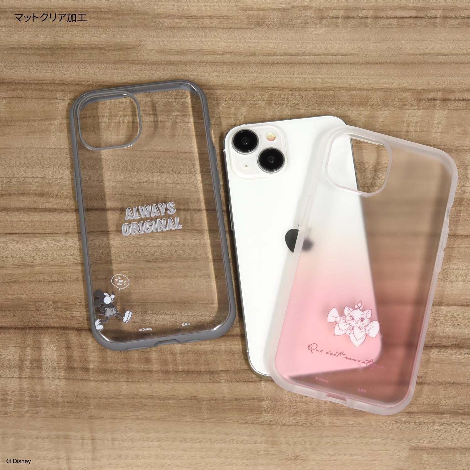 Gourmandies Disney Characters IIIIfit Clear iPhone 15/14/13 Case Marie DNG-154MR