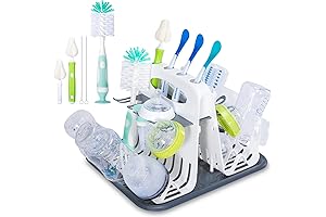 High Capacity Drying Rack: Keep Your Baby's Bottles Clean and Organized