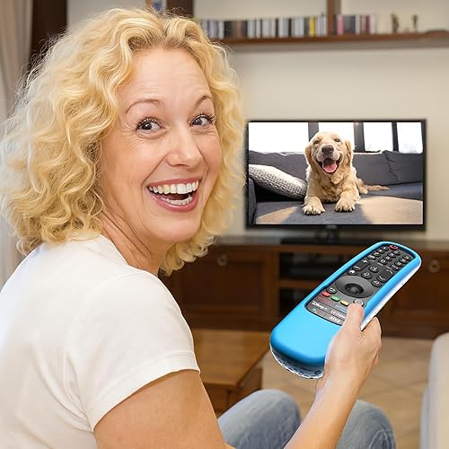 Miniatura 3 de Funda para LG Magic Remote 2021-2024, funda de silicona para LG Smart TV Remote Control MR24GN MR23GA MR22GA AN-MR21GA, brilla en la oscuridad,