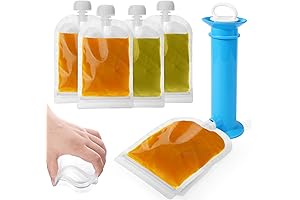 BABORUI Reusable Applesauce Pouch Filler Kit: The Perfect On-the-Go Solution for Healthy Snacks