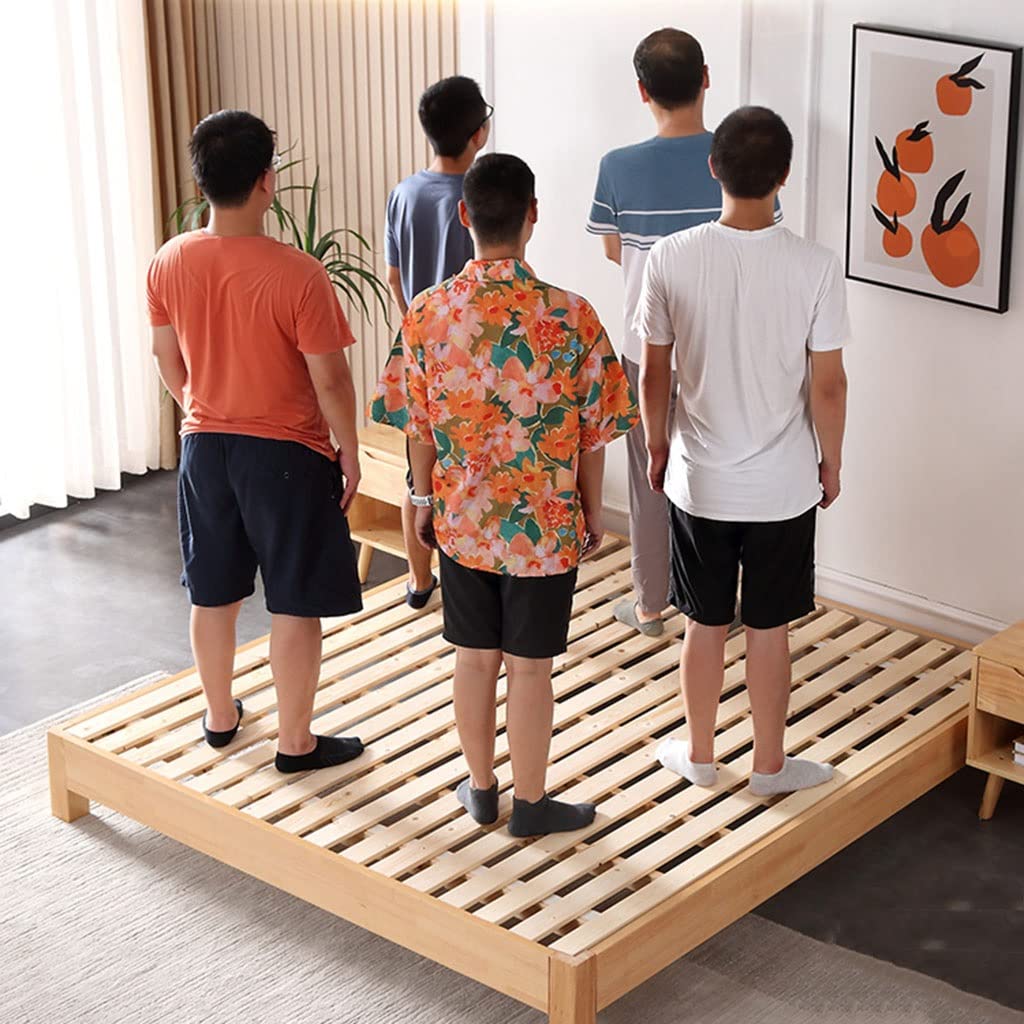 Piega Arrotolabile Bordo del Letto Duro, Legno Massiccio Guarnizione Plancia Tatami a Prova di umidità Classificato Scheletro Pieghevole Doghe della Plancia del Letto