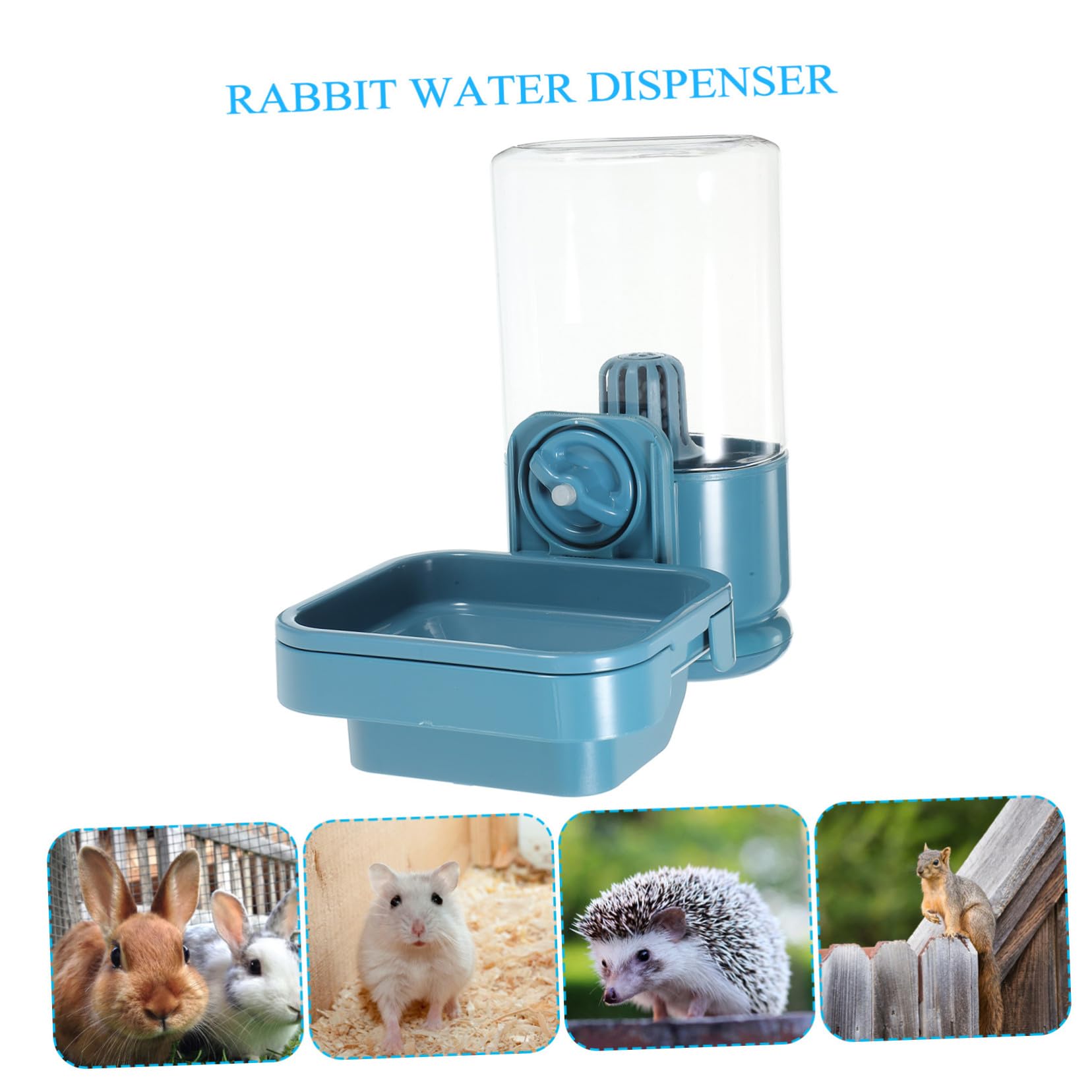 SUPVOX Distributore Acqua Per Conigli Mangiatoia Per Animali Domestici Dispenser Acqua Compatto Riutilizzabile Facile Da Appendere Alla Gabbia