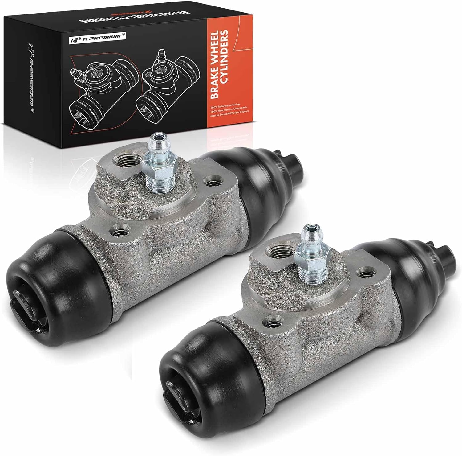A-Premium Rear Driver and Passenger Drum Brake Wheel Cylinder Compatible with Select Toyota Models - 4Runner 1989/1992-2000, T100 1993-1998, 2-PC Set - Replace# 4755035200