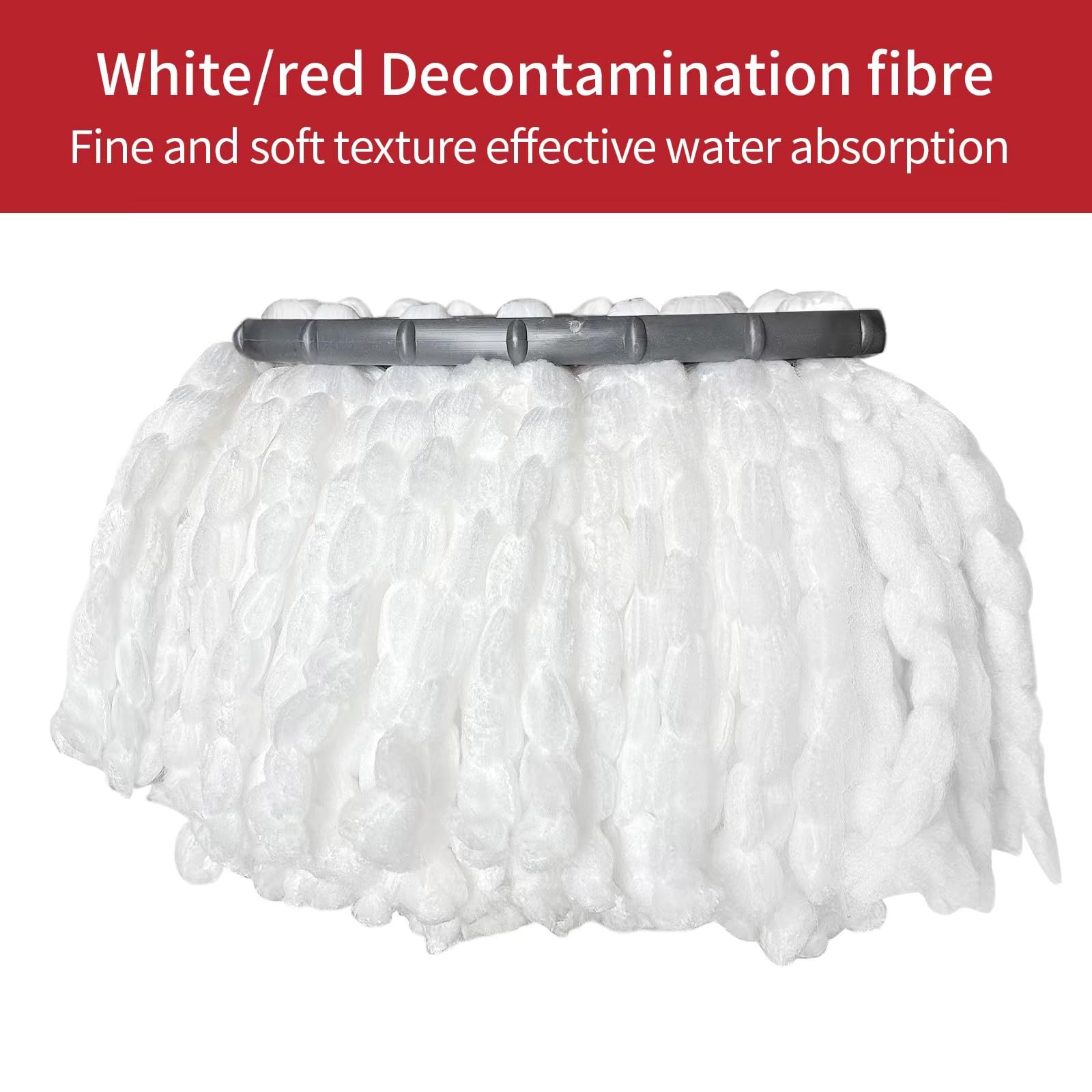 Spin Mop Replace Head Base, Handle Compatible with O Cedar EasyWring Microfiber Spin Mop,6 Mop Refills Replacement Heads, 30-58" Mop Handle and 1 Mop Base Combo Set (White,1-Tank System)484609067949772806