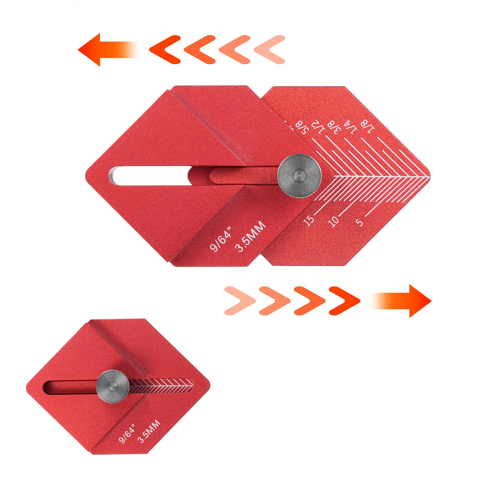 Holzbearbeitung Schreiblineal - Aluminium Messlineal Mit T-Kopf