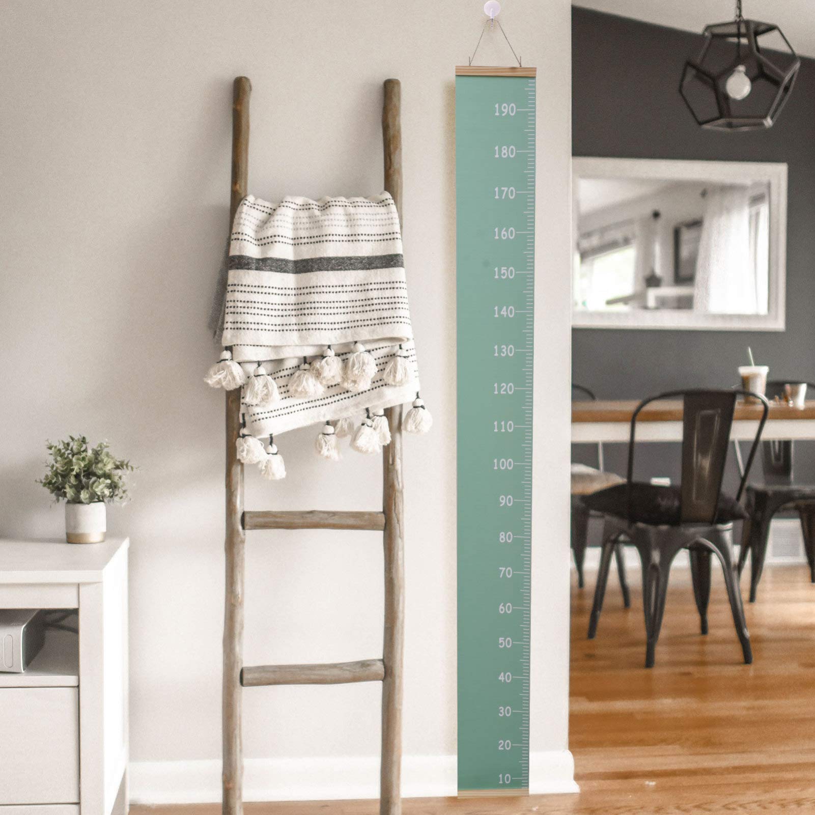 1 Pc Règle De Taille Pour Enfants Sticker Mural Animaux Courbe De Croissance Art Mural Toise Des Filles Toise De Croissance En Bois Garderie De Bébé Outil Bois De Pin Garçons