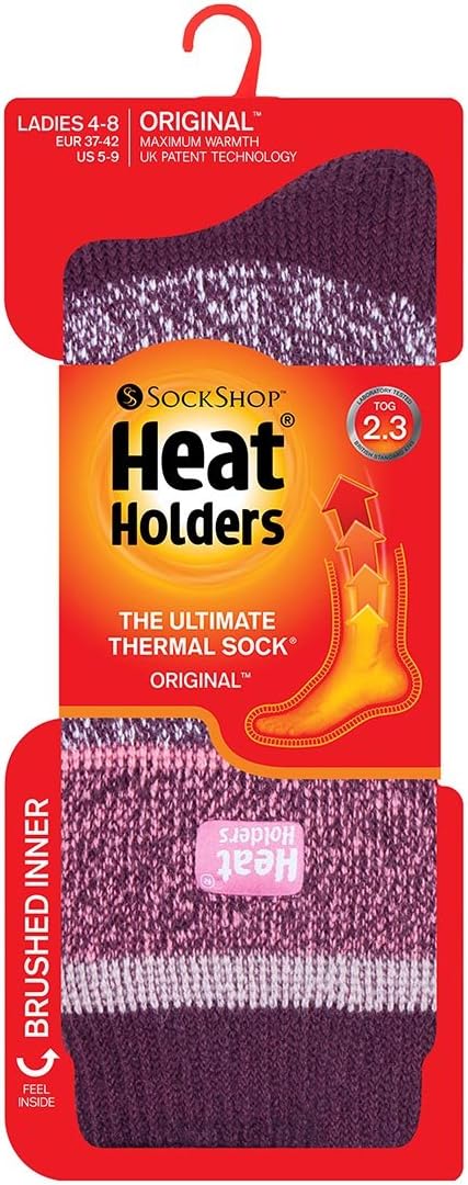 HEAT HOLDERS Thermal Socks, Women's Original, US Shoe