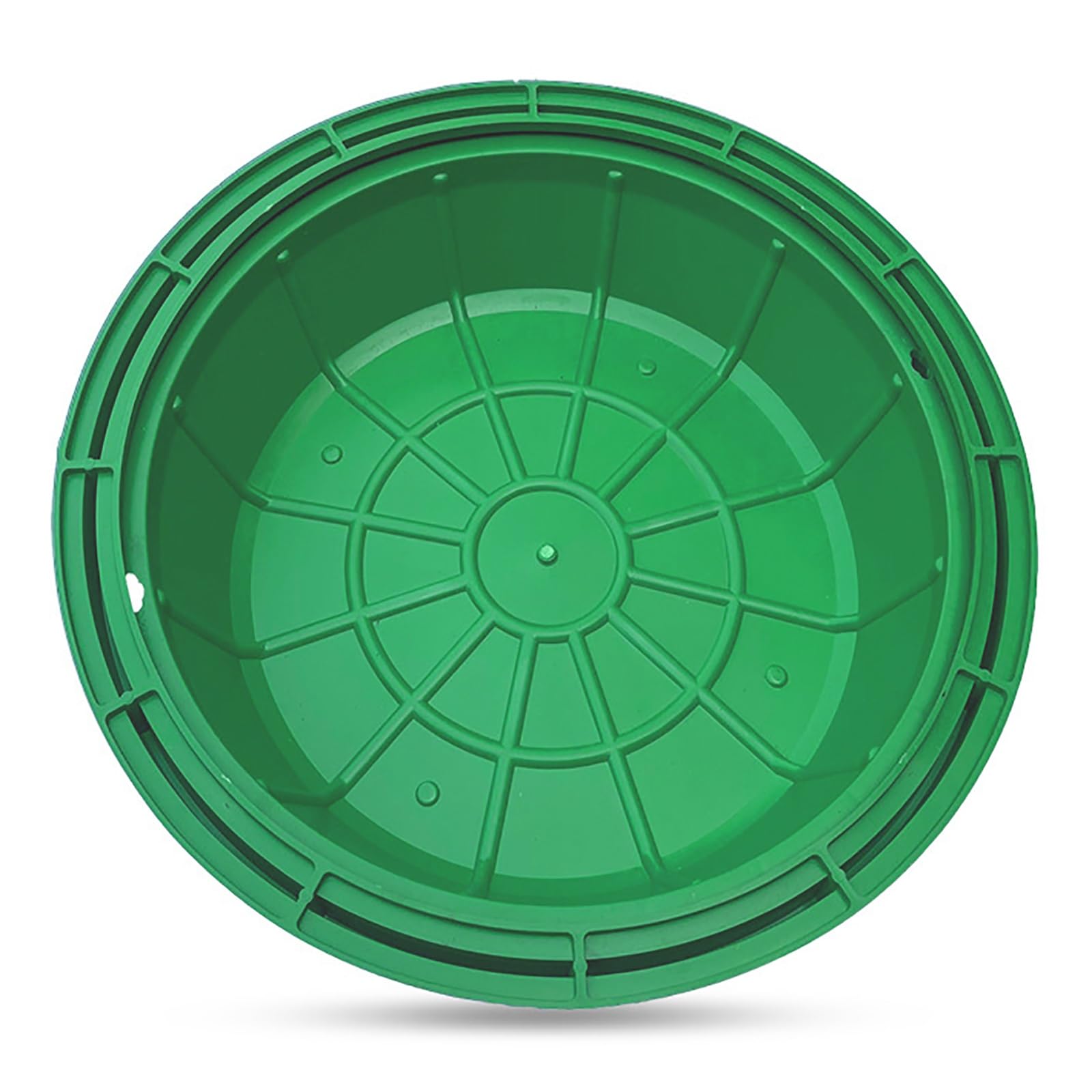 Couvercle rond pour trou d'homme en résine composite de 70 cm de diamètre pour le jardin