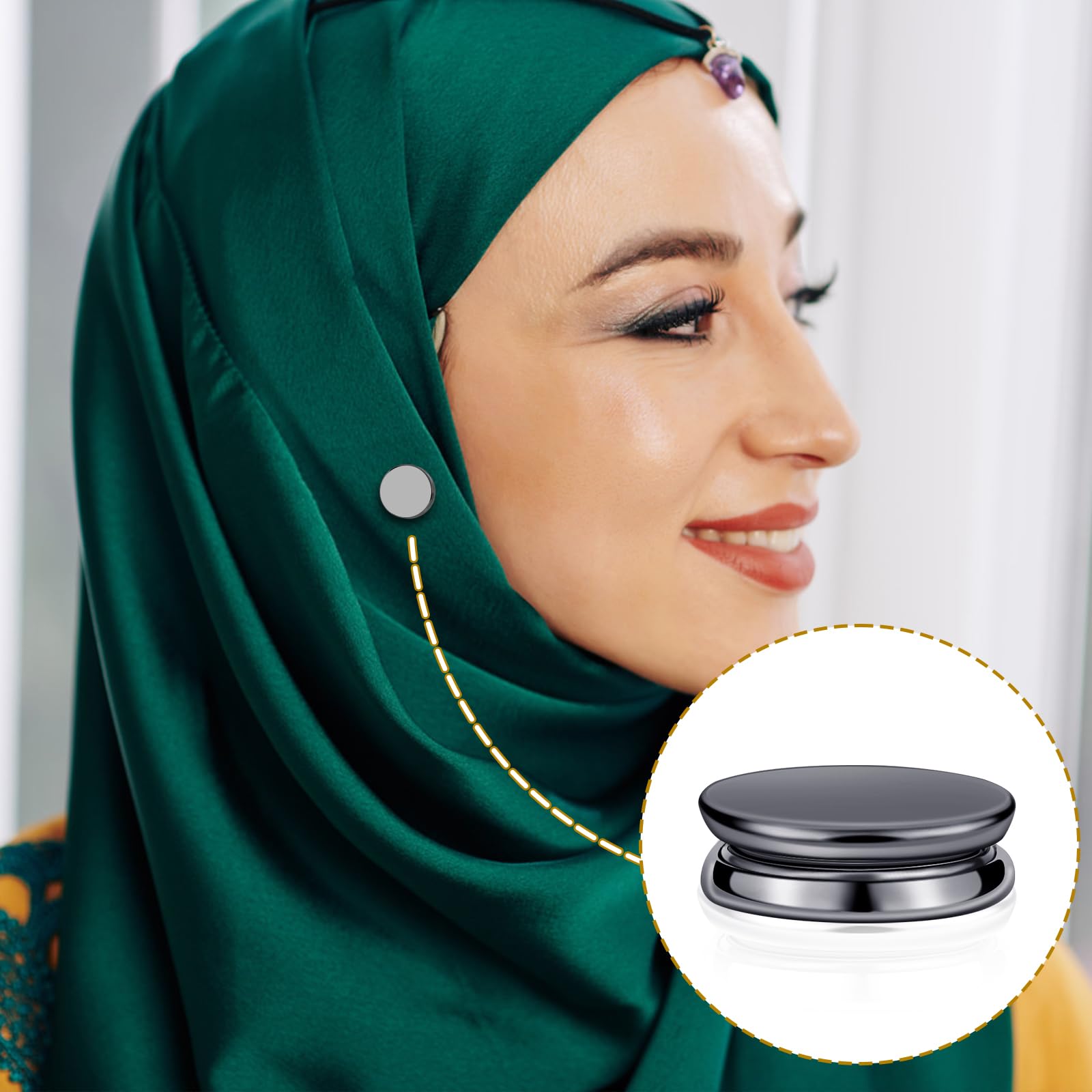 strong magnetic hijab pins