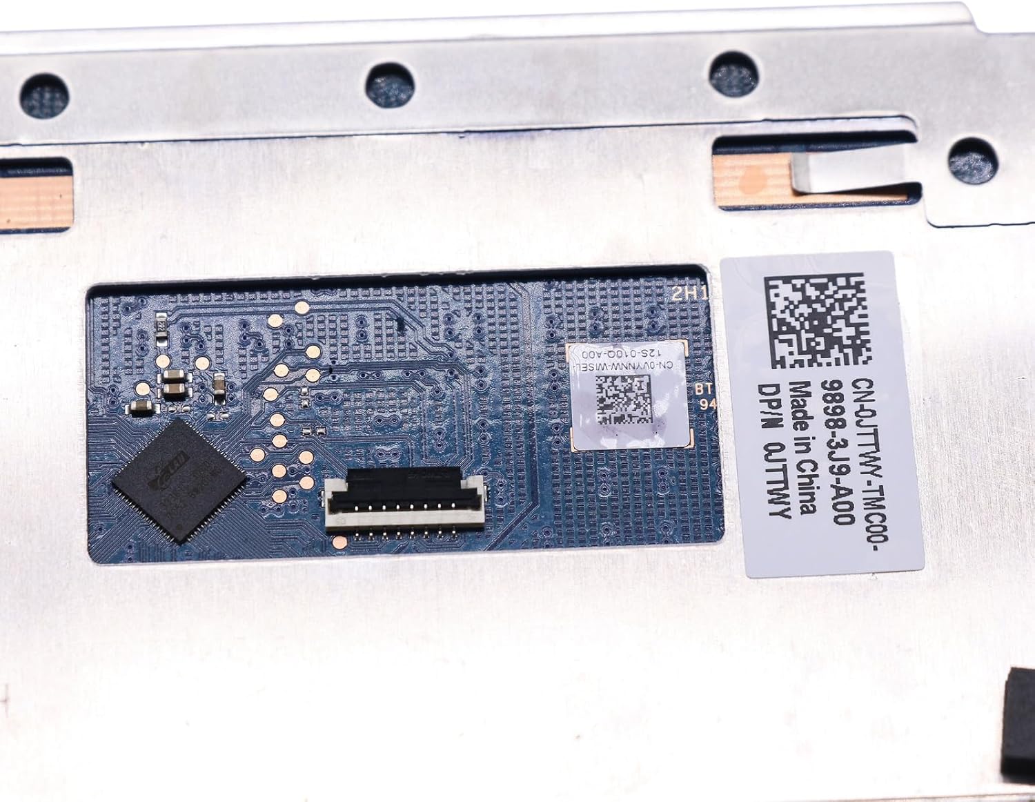 BestParts New Silver Touchpad Board Module Replacement for inspiron 15 7500 5501 5502 5505 5508 5509 JTTWY VYNNW Trackpad