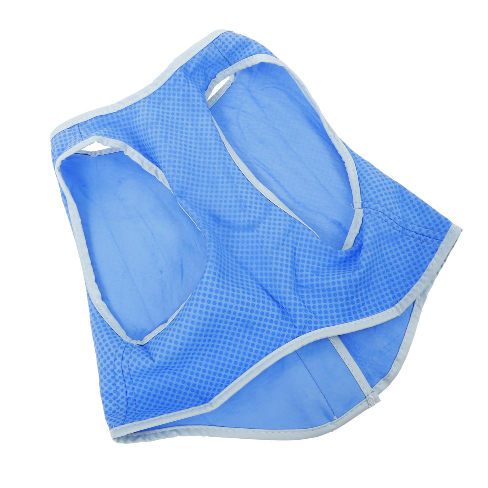 Dog Cooling Vest with Tape Blue M Pva Vest Harness
