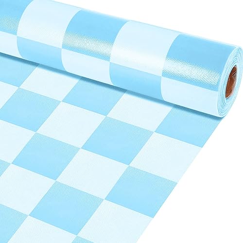 Miniatura 14 de Rollo de tablón de anuncios de color rosa a cuadros, color rosa pastel, reutilizable, impermeable, borrable, de tela no tejida, tablón de anuncios