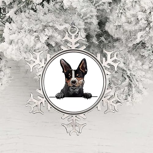 Miniatura 10 de Juguete ruso Terrier Decoración de árbol Adornos Acuarela Peeking Perro Mamá Mascota Decoración de Navidad Regalo Amante de Perros Regalo Regalo de