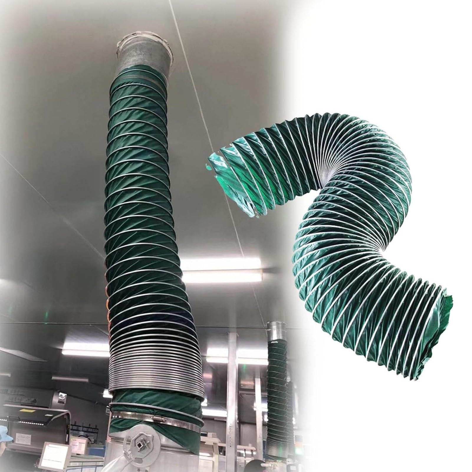 Tuyau de ventilation industrielle haute température résistant au feu pour conduit extérieur 5"