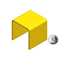 Vista 44 de FixtureDisplays® Seven Riser Combo de 2", 3", 4", 5", 6", 7", 8", cubo de 3 caras, pedestal de plexiglás negro Lucite, accesorios de exhibición