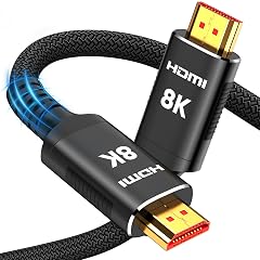 Snowkids Long HDMI Cable 25 ft 8K 48Gbps Ultra High-Speed HDMI 2 1 Cables Cord 10K 8K 60Hz