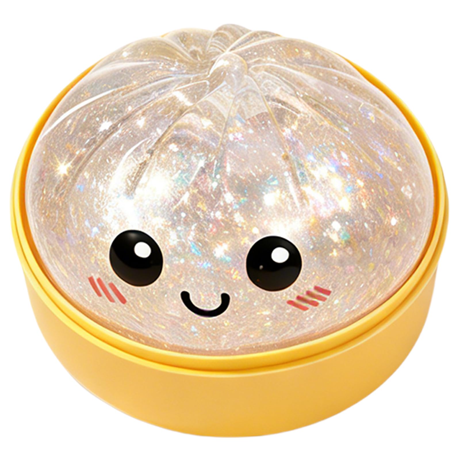 Oversized Glitter Dumpling Squeeze Gadget, Slow-Rebound Glitter Dumpling Stress Ball, Vibrant Color Tactile Fidget for Home Office Desk Decor & Daily Relaxing Moments — image 1