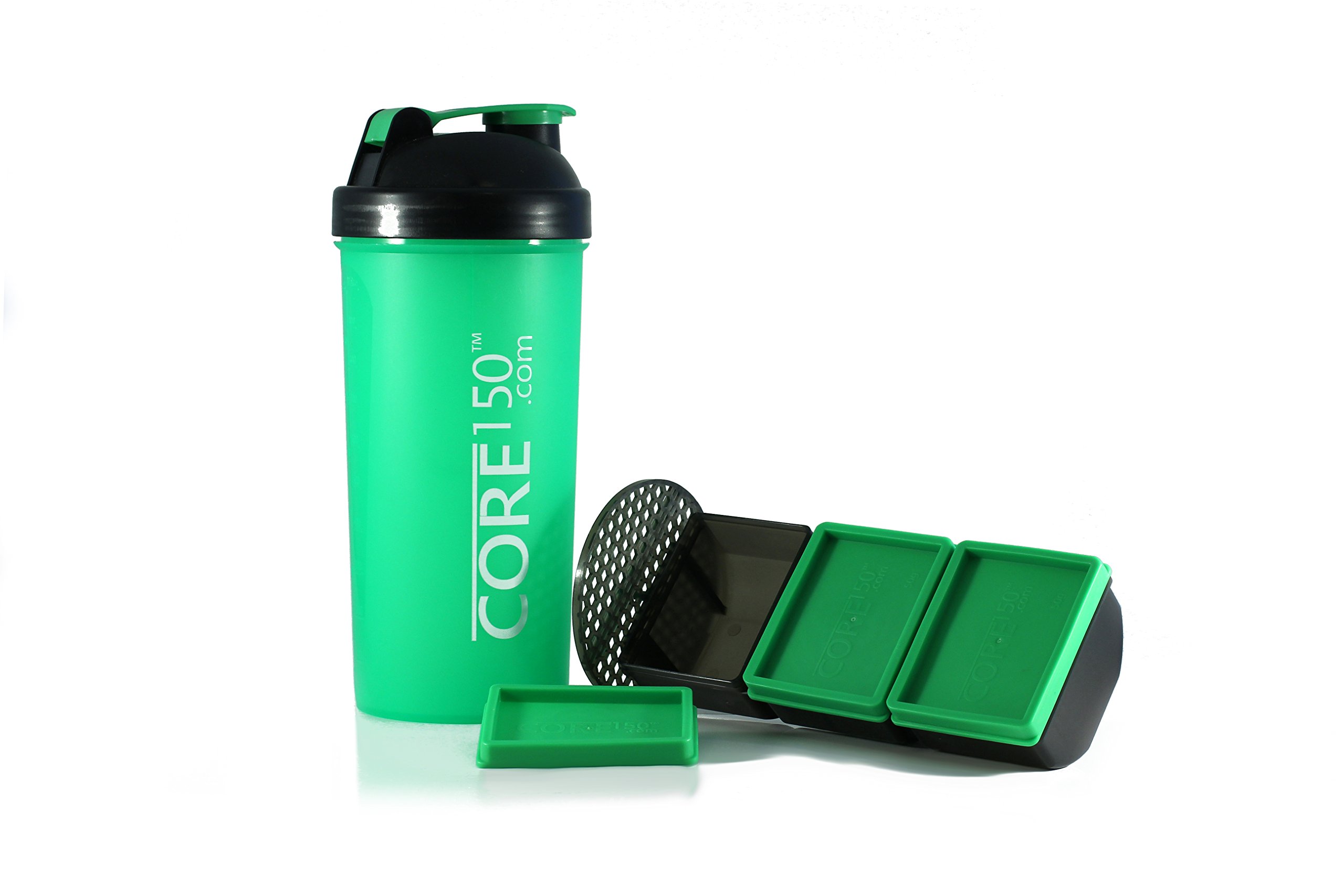 Core Spirit Core150 Attitude Shaker, Green, 1 Litre