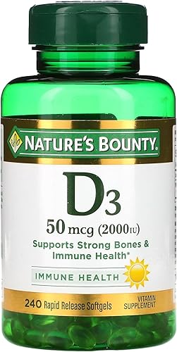 De la Naturaleza Bounty d-2000IU softgels Super Fuerza 200EA 2 2
